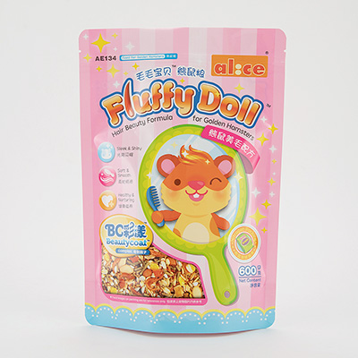 Custom Hamster Food Packaging Bag | Resealable Stand Up Pouch for Small Pet Food