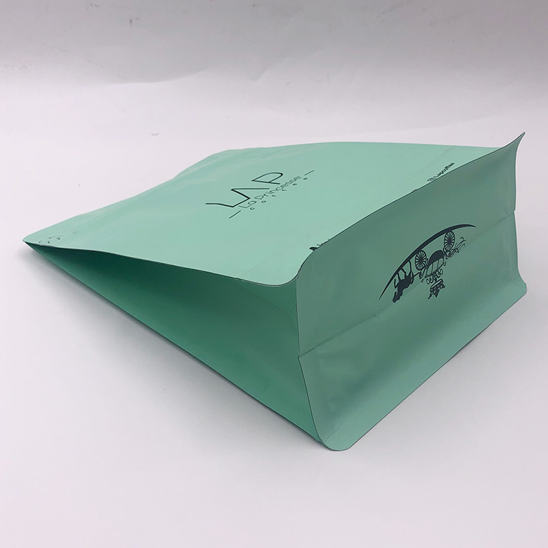 Eight-Side Seal Coffee Bag with Side Zipper